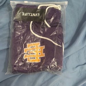 Brand new purple EE shorts